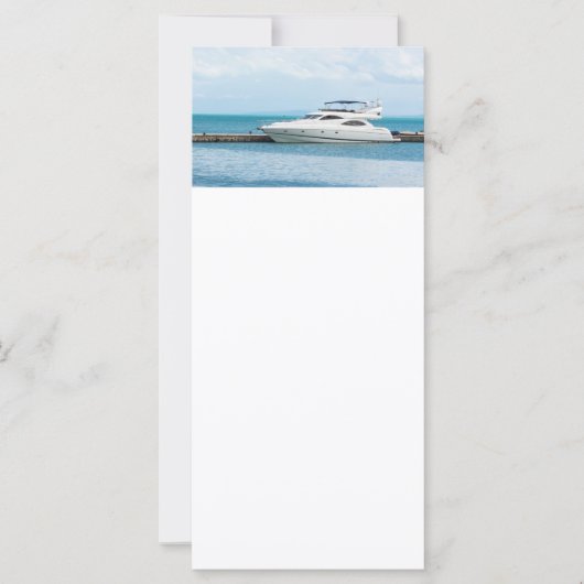 Yacht at mooring (Front)