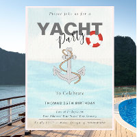 Yacht Boat Cruise Birthday Party