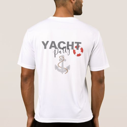 Yacht Boat Cruise Birthday Party  T_Shirt