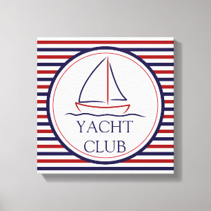 Yacht Club Canvas Print