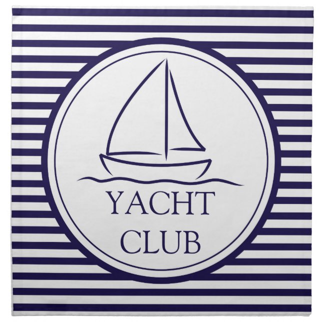 Yacht Club Cloth Napkin (Front)