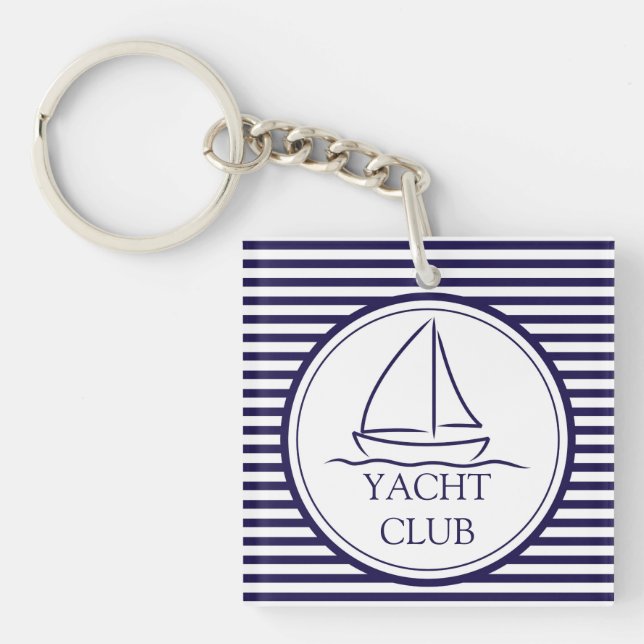 Yacht Club Keychain (Front)