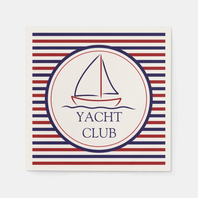 Yacht Club Napkins (Front)