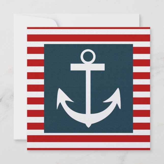 Yacht Club - Nautical - SRF Invitation (Front)