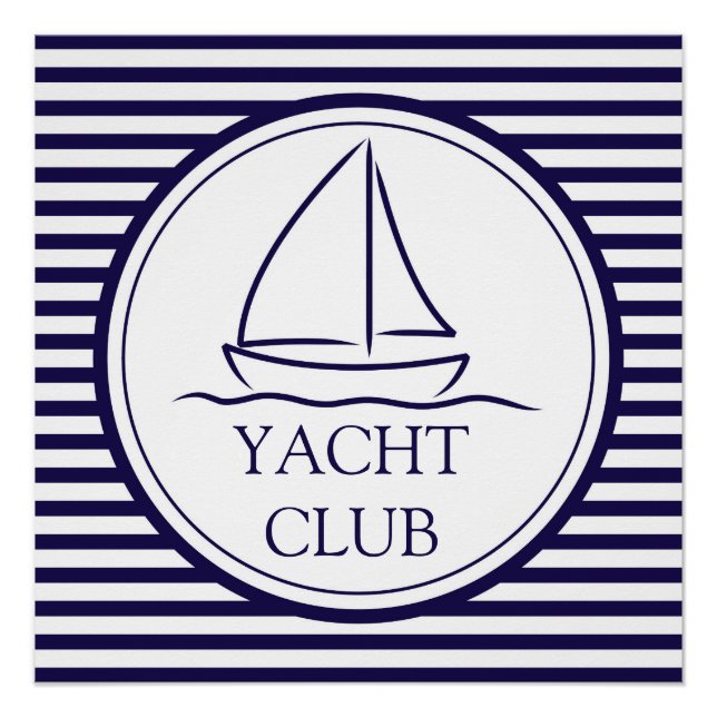 Yacht Club Poster (Front)