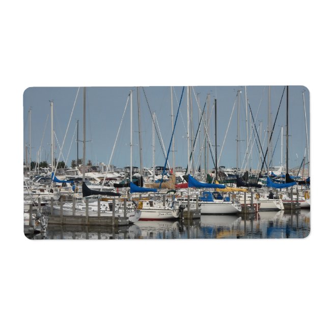 Yacht Club/Sailing Label (Front)