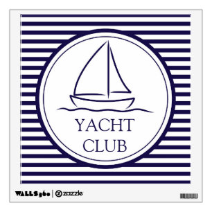 Yacht Club Wall Sticker