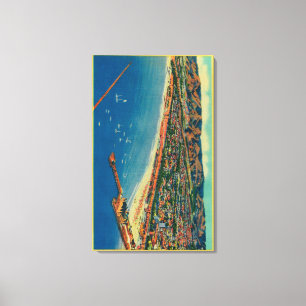 Yacht Harbor, The Palisades, and Santa Monica Canvas Print