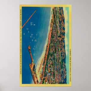 Yacht Harbor, The Palisades, and Santa Monica Poster