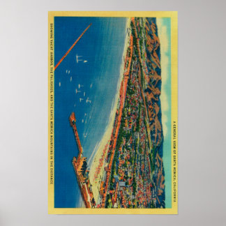 Yacht Harbor, The Palisades, and Santa Monica Poster