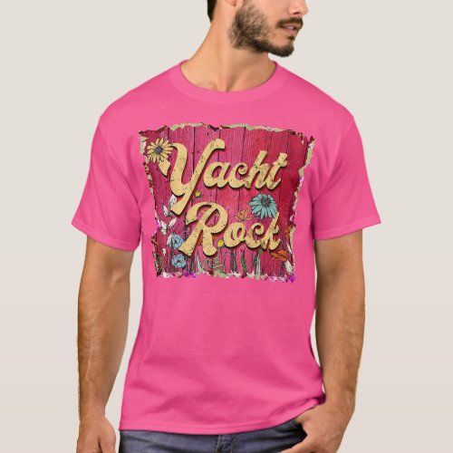 Yacht Personalized Flowers Proud Name Vintage Beau T_Shirt