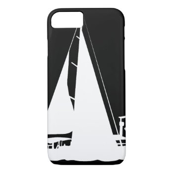 Yacht Phone Case by LeSilhouette at Zazzle
