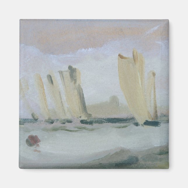 Yacht Racing on the Solent, previously attributed Magnet (Front)
