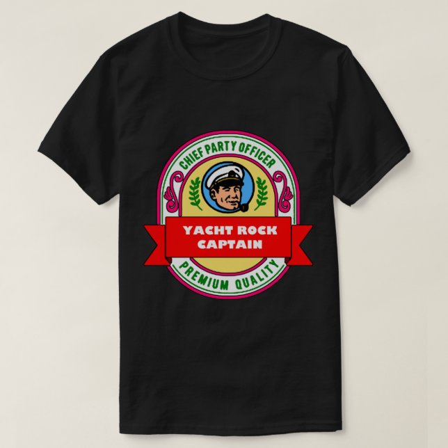 Yacht Rock Captain Classic T-Shirt (Design Front)
