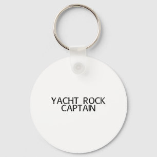 Yacht Rock Captain Funny Boat Sailor Party Gift Id Keychain