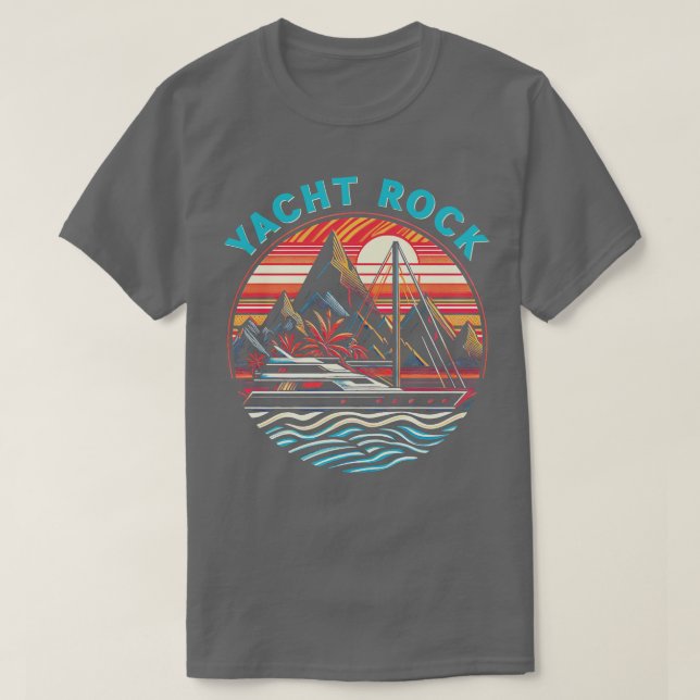 Yacht Rock Retro Design T-Shirt (Design Front)