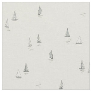 Yacht sea boat neutral mini scale fabric