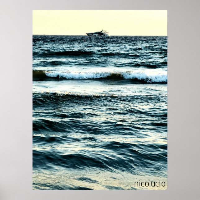 Yacht & Sea. Print, Value Poster Paper (Matte) (Front)