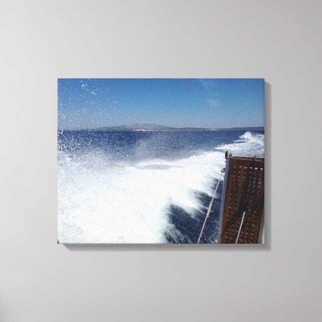 Yachting in Croatia Canvas Print (Front)