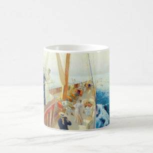 Yachting in the Mediterranean (by J.L. Stewart) Coffee Mug
