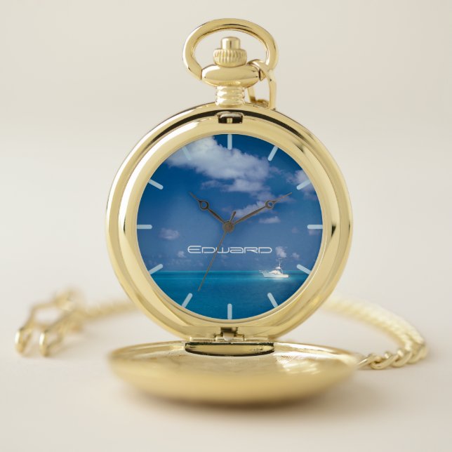 Yachting into the Blue Pocket Watch (Inside)