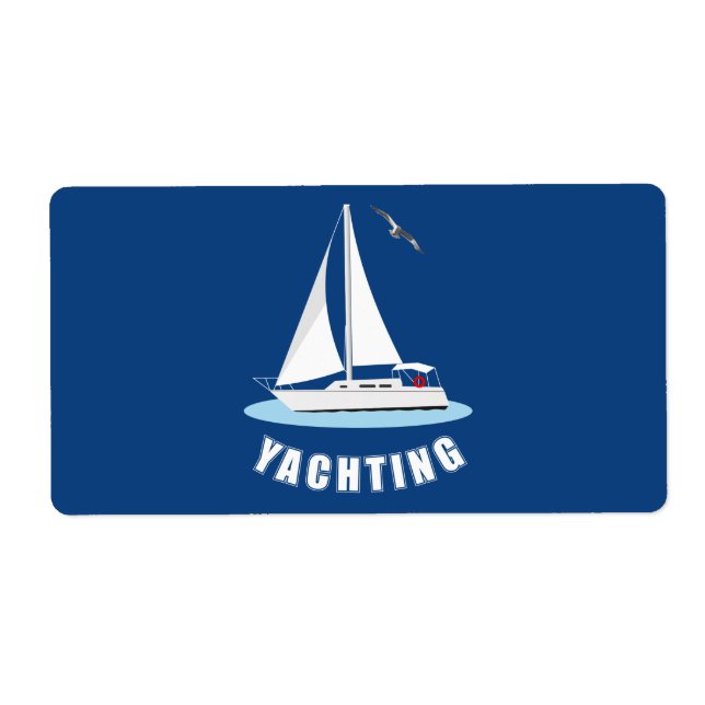 Yachting Label (Front)
