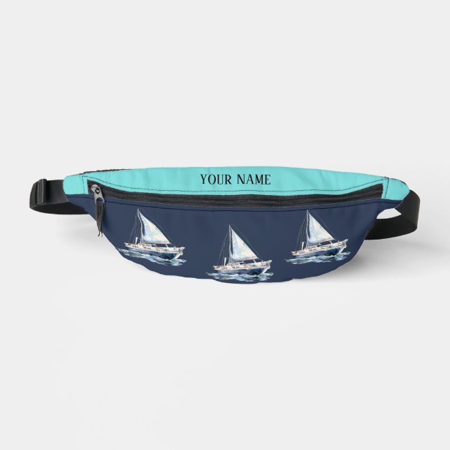 Yachting theme fanny pack (Front)