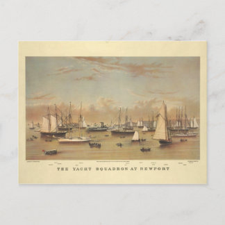 Yachts at Newport Postcard