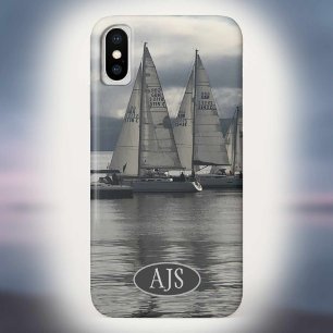 Yachts in a Bay in Scotland. iPhone X Case