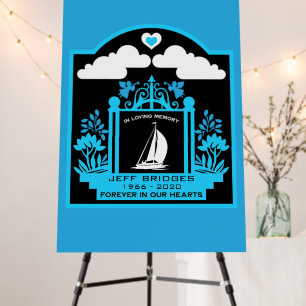 Yachtsman Yachtswoman Funeral Memorial Foam Board