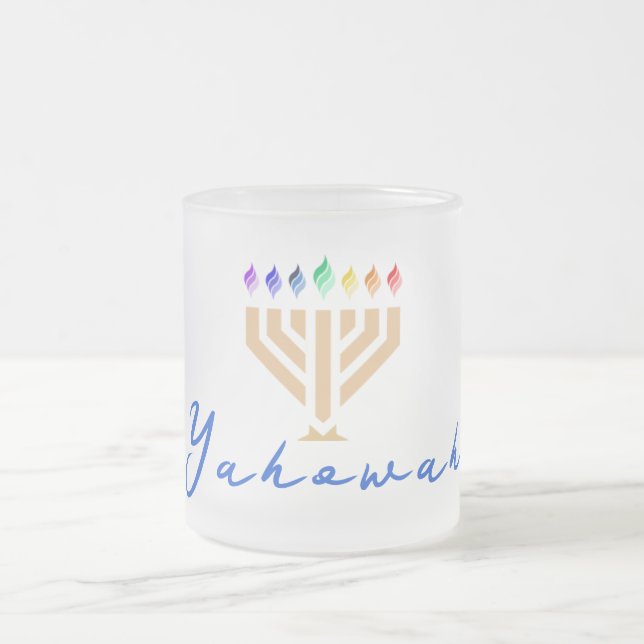 Yada Yahowah Merch; Frosted Coffee Mug (Center)