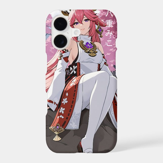 yae miko iphone case (Back)