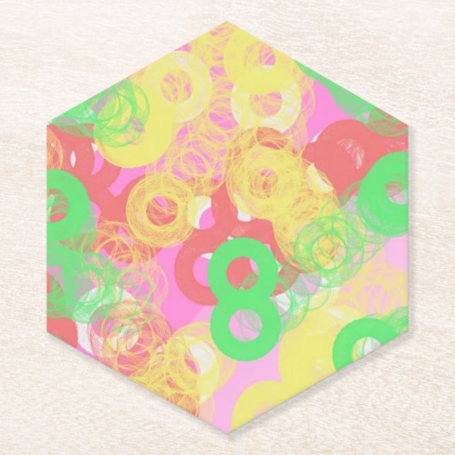 yaei candy design so fantastic paper coaster (Front)