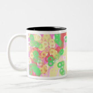 yaei candy design so fantastic Two-Tone coffee mug