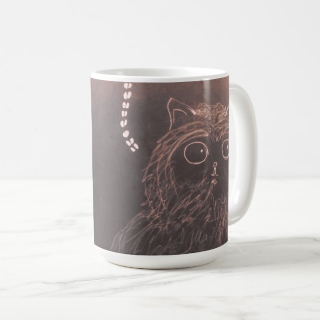yaei cat coffee mug (Front Right)