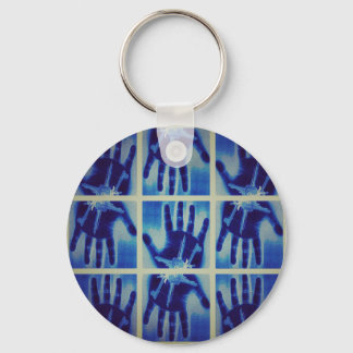 yaei creepy blue hands gonna terrorizing your life keychain