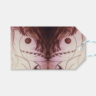 yaei creepy doll art gift tags