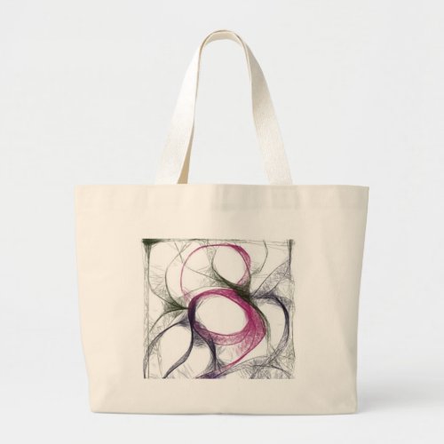 yaei_linkked brain project interconeccted neuron large tote bag