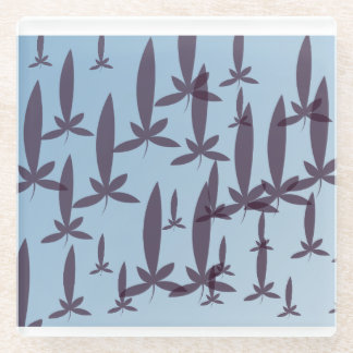 yaei lupines design eternity    glass coaster