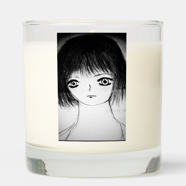 Yaei manga anime cute girl scented candle (Front)