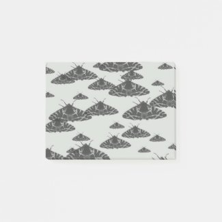 Yaei Moth at night lurking in the midnight Post-it Notes