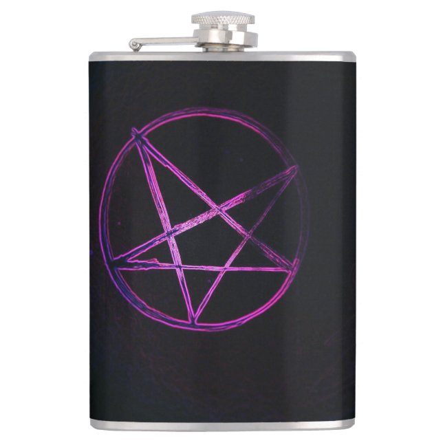Yaei purple pentagram  flask (Front)