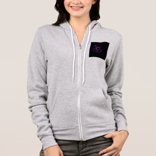 yaei purple pentagram hoodie
