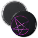 yaei purple pentagram magnet