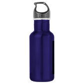 yaei purple pentagram  stainless steel water bottle (Back)