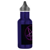 yaei purple pentagram  stainless steel water bottle (Left)