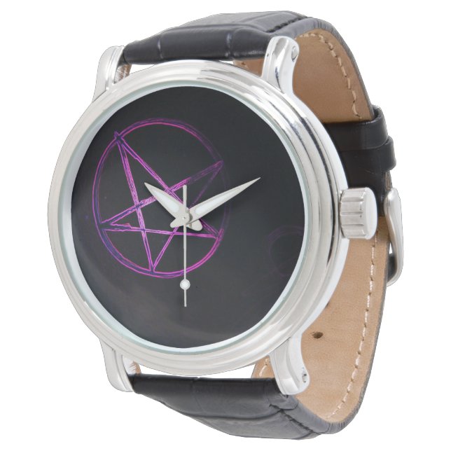 yaei purple pentagram watch (Angled)