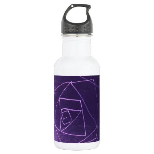 yaei purple spiritual abstract color  stainless steel water bottle