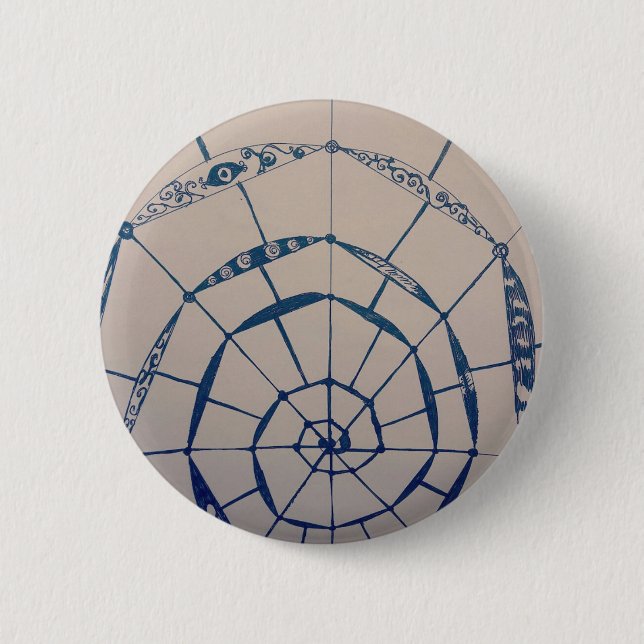 yaei spiderwebs art  button (Front)