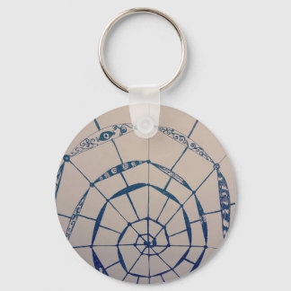 yaei spiderwebs art keychain